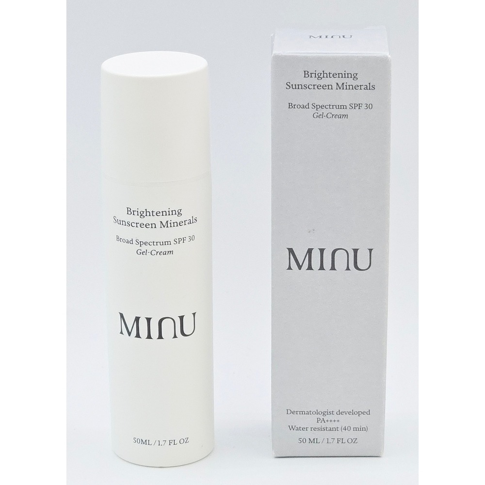 MINU Brightening Sunscreen Minerals SPF 30 Gel-Cream 50ml / 1.7 fl oz